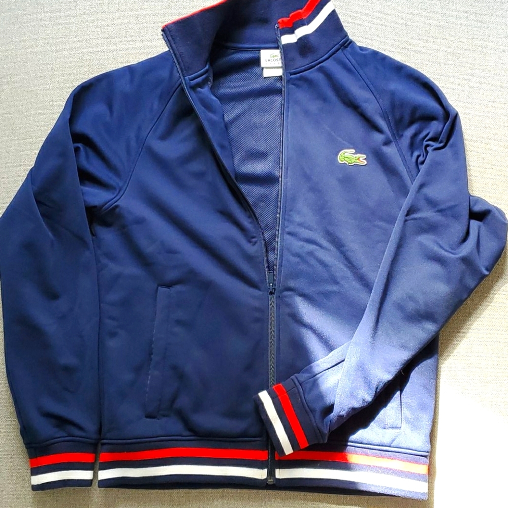 Men Lacoste Zipper